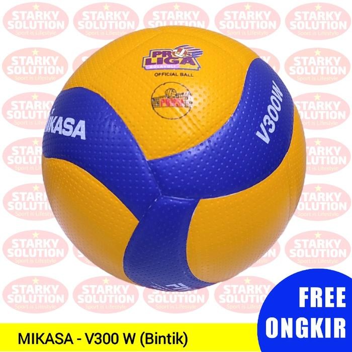 NEW Bola MIKASA V300 W Bintik V 300 W Voli ProLiga V300W Original JEPANG