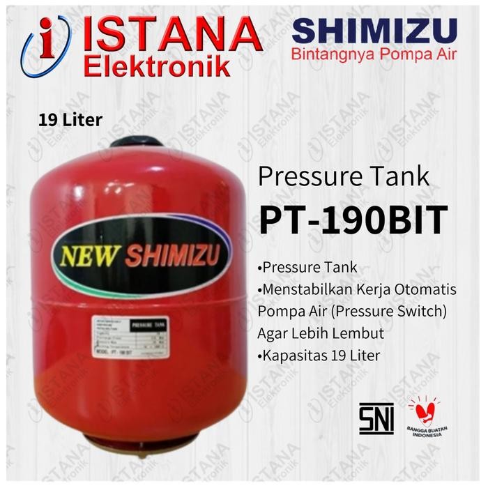 [V] SHIMIZU PRESSURE TANK 19 LITER PT-190BIT