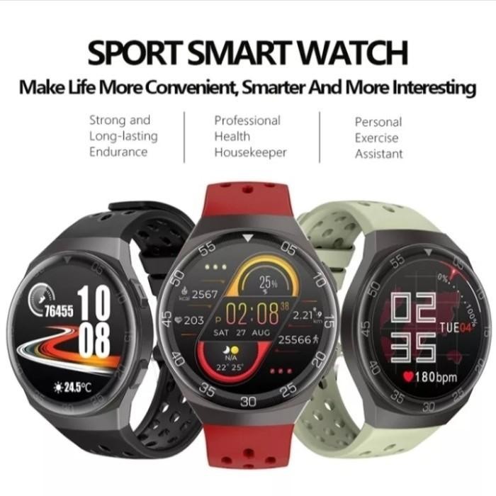 Lige smart watch 2024 jam tangan pintar heartrate oximeter - Hijau