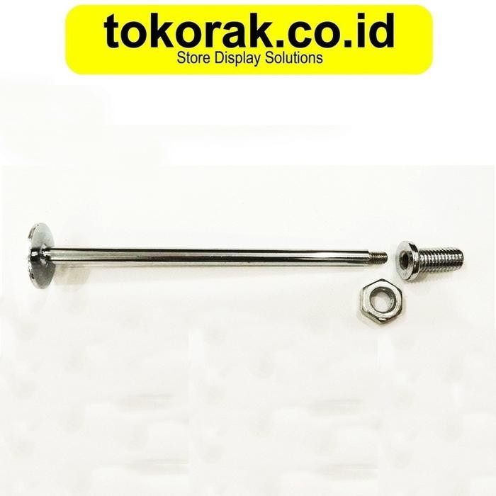 SINGLE HOOK BAUT TEMBOK 15 CM PARTISI KACA KAYU AKRILIK CANTOLAN 15CM