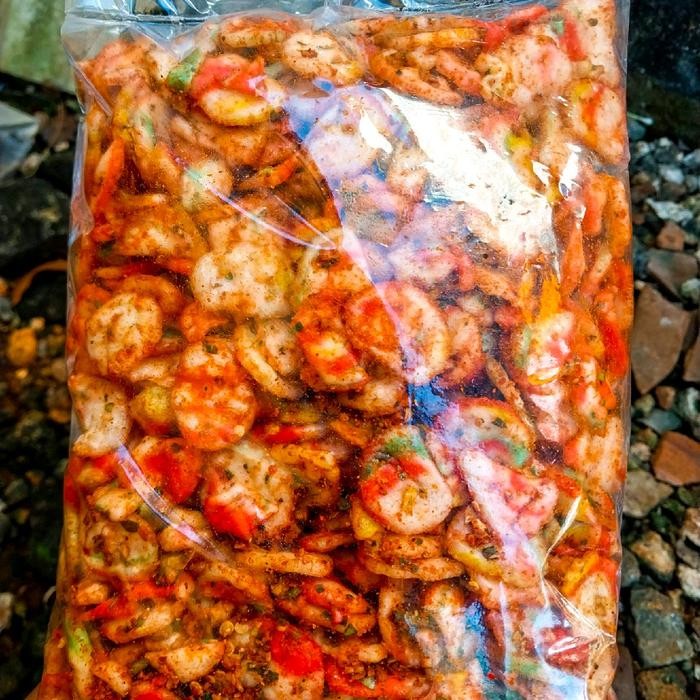 

New Krupuk Seblak Kering Bantat Bumbu Cikruh Pedas Daun Jeruk 500GR Snacks - Manis, Kerupuk,