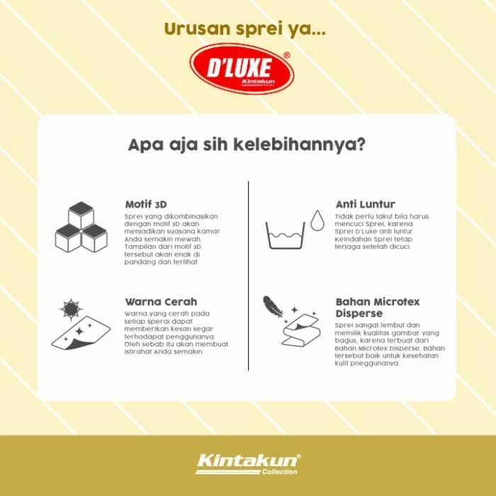 sprei kintakun 180x200 motif..