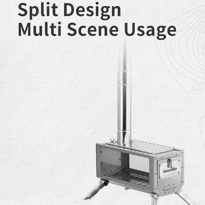 WOOD STOVE / KOMPOR KAYU PORTABLE OUTDOOR CAMPING NATUREHIKE NH21SK004