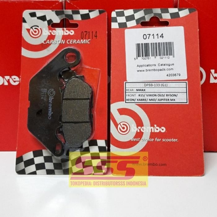 Populer Kampas Rem Depan Brembo R15 V3 Xabre Vixion Mio Nmax Belakang Carbon Terlariss 