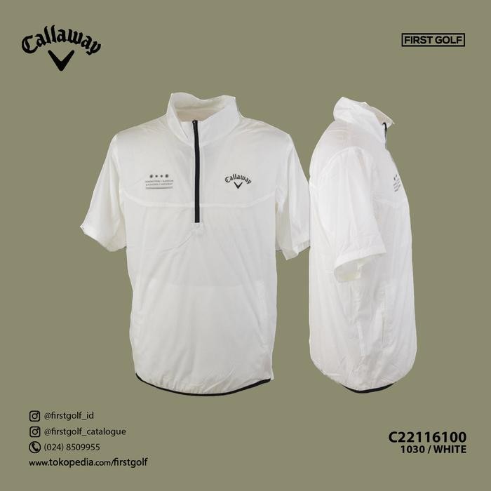 Callaway Ss22 Shirt Ss Half Zip Blouson / Golf Shirt Callaway Promo 