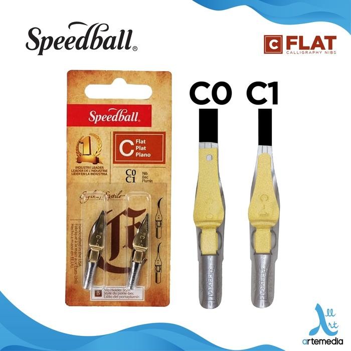 Speedball Calligraphy Nib C Flat Type Mata Pena Kaligrafi
