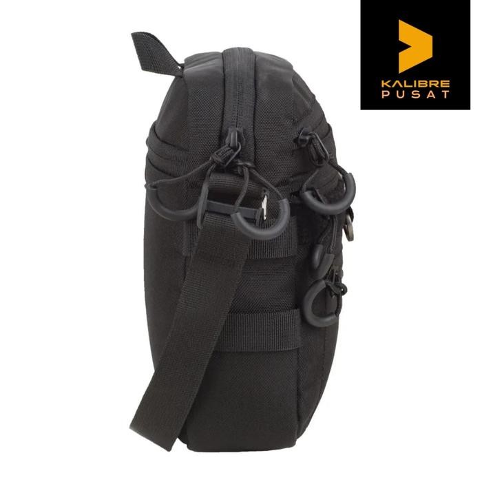 Termurah Kalibre Travel Pouch Trident 1L Original Tas Selempang Kalibre Trident Tas Pria Hitam