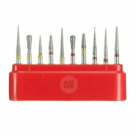 Terlaris bur set B diamond high speed burs / bur gigi SALE