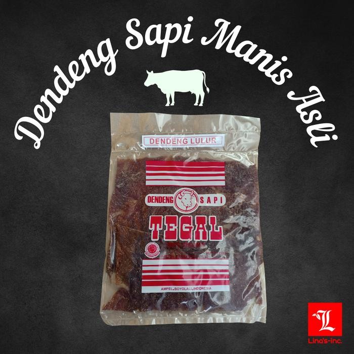 Dendeng Lulur Sapi Asli Manis Cap Tegal - 100% Halal - Mutu Terjam Makanan Kering Food