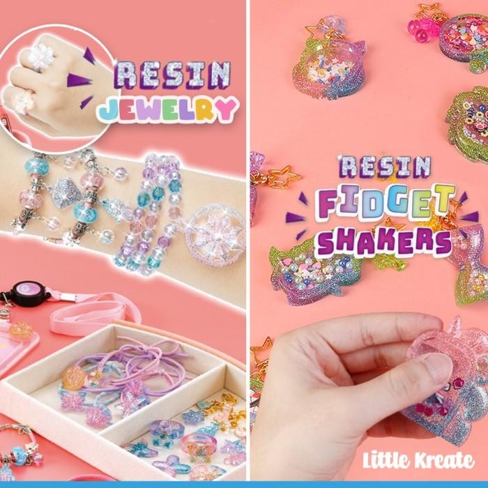 Mainan DIY Resin Fidget Shaker / Mainan Edukasi / Kerajinan Tangan