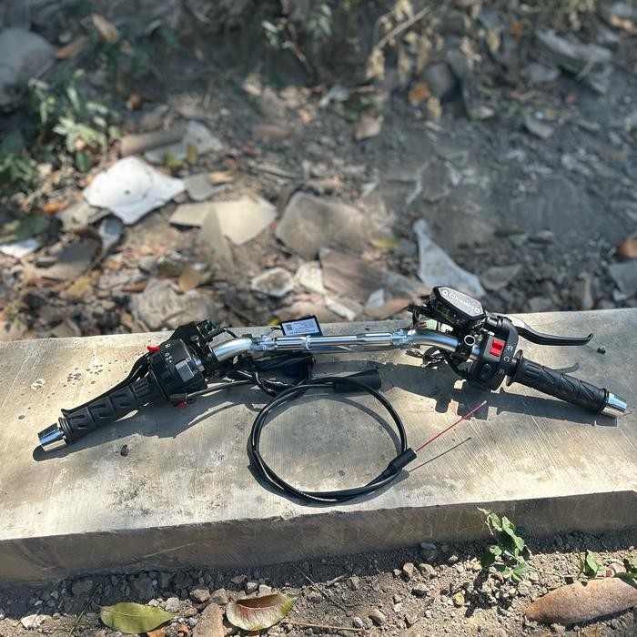 Paket Stang Stir Day Model Daytona Set Master Rem Copy RCB Holder KSR untuk Semua Motor CB, Tiger,