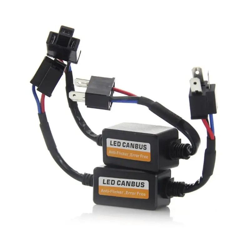 Car Light Headlight LED Canbus Decoder For H1 H4 H7 9005 9006 9012 Led H4 Canceller Error Free Resis