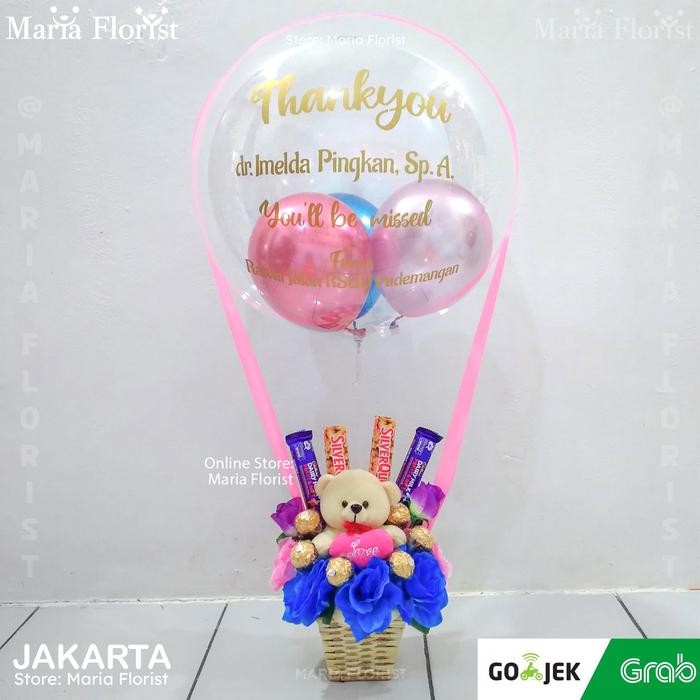 Buket Bunga Balon - Buket Balon Anniversary - Buket Balon Hadiah Ultah Terlaris