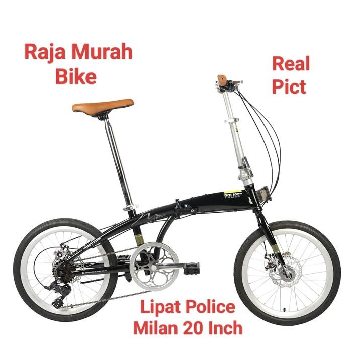 Sepeda Lipat Element Police Milan Pastel 20 Inch Lipat 20 Inch Police