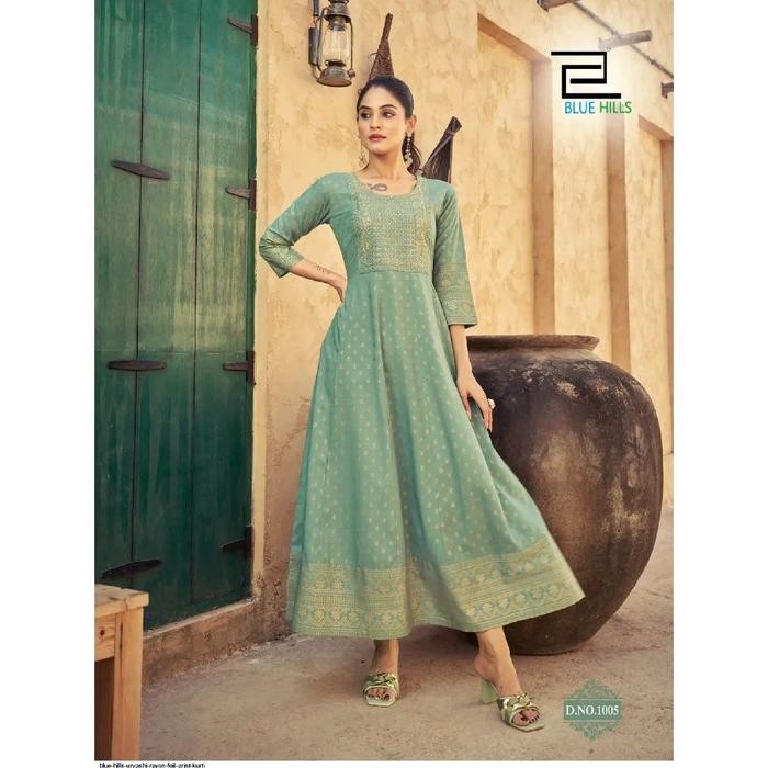 ORIGINAL Urvashi kurti india gamis India india asli bahan batik india gamis india dress abaya READY