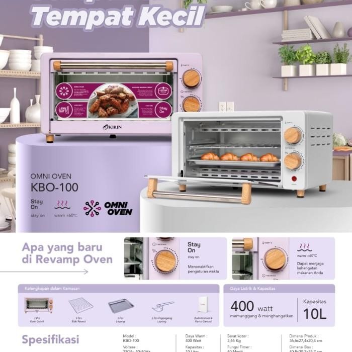 Oven Kirin KBO100M / Oven Toaster Kirin KBO 100M / Kirin Oven 10ltr