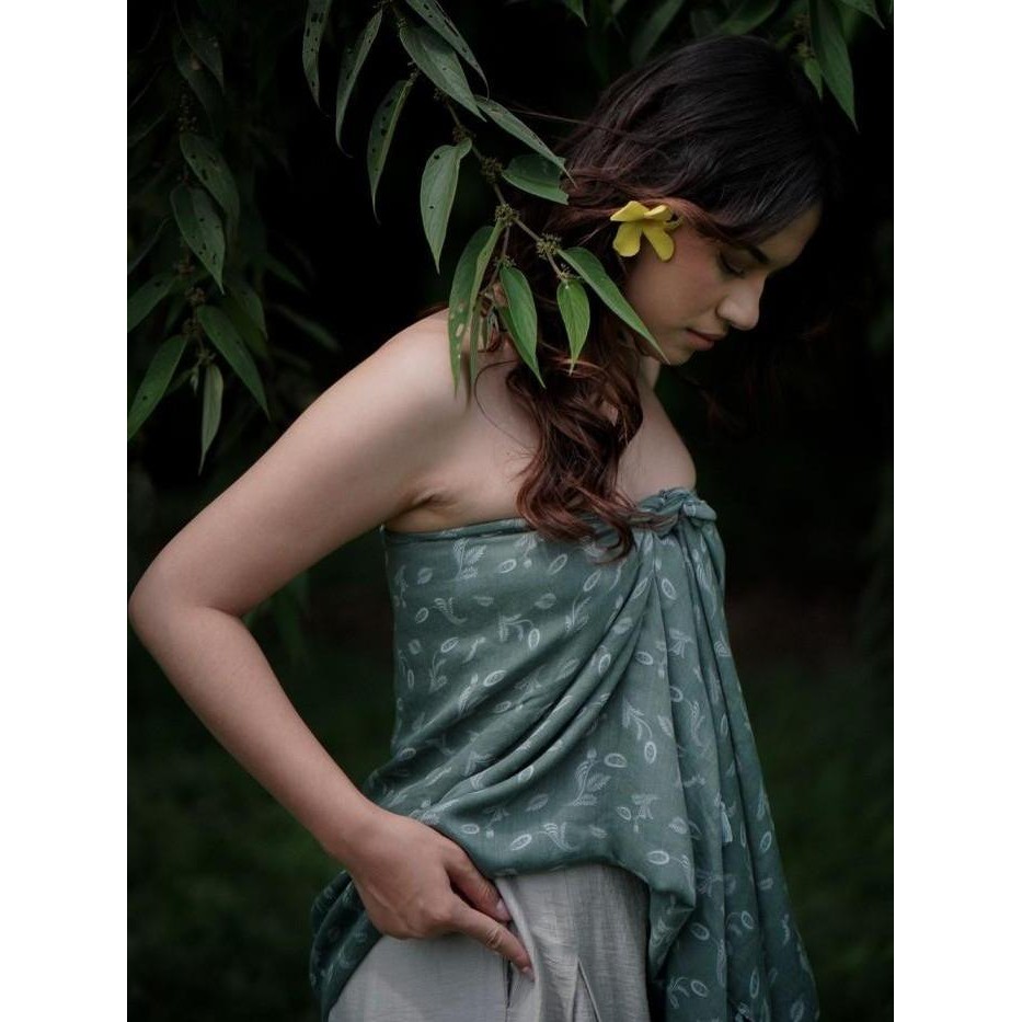 Promo Batik Ratu - Ghania Grey Shawl