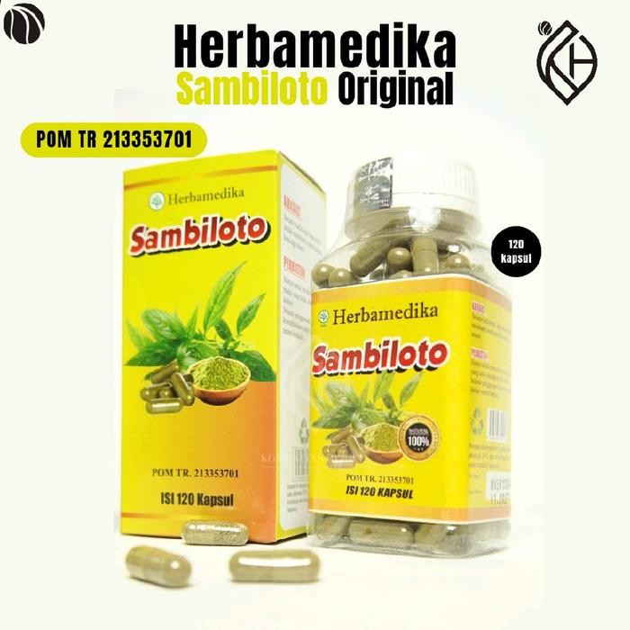 HERBAL KAPSUL SAMBILOTO HERBAMEDIKA BPOM