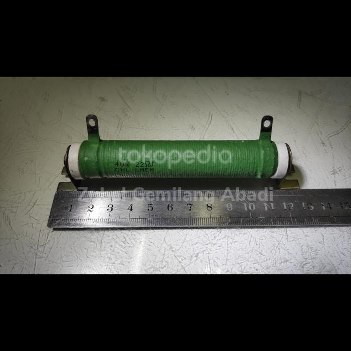 Gr40-22R (40 Watt, 22 Ohm), Resistor Wirewound / Tahanan Gesek