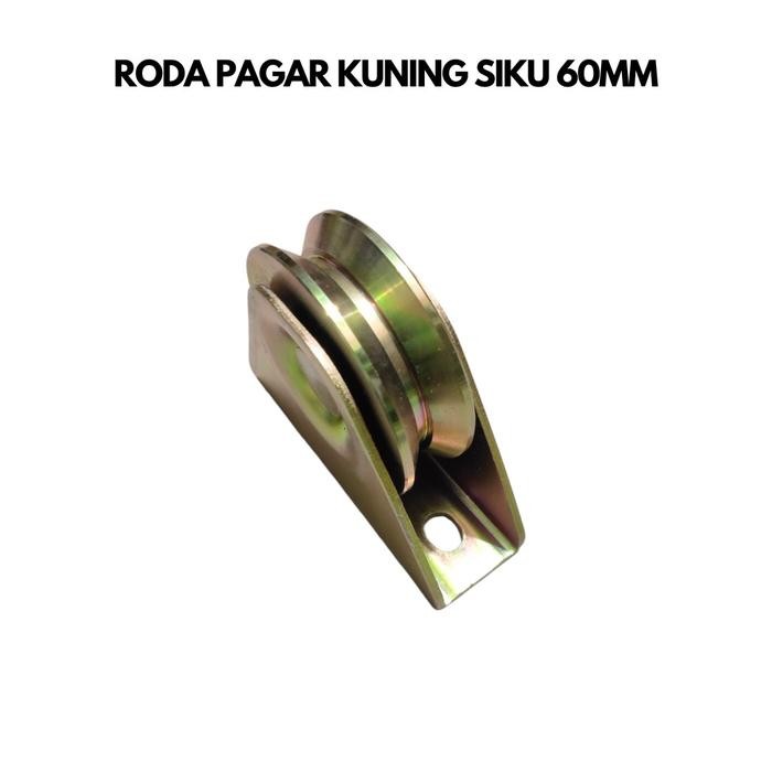 GROSIR TERMURAH Per 1 Biji Roda Pintu Gerbang Pagar 6 cm SIKU / Roda Pagar Single Bearing 2.5" Inci 