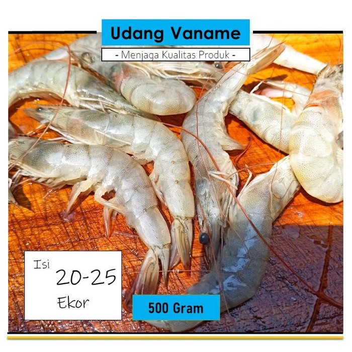 Instanbisa- Udang Vaname Fresh Size 40-50 Ekor/Kg Kemasan