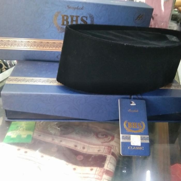 ASLI Peci Songkok BHS Hitam ginal READY STOCK