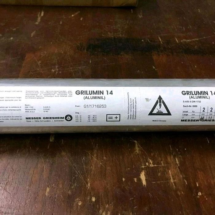 Terbaik Kawat Las Listrik Aluminium 4043 3.2Mm Eceran 1 Ons 7 Batang Terlariss 