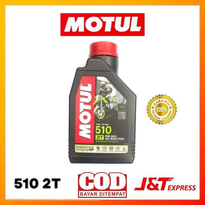 Oli Samping Motul 510 2 Tak Stroke RX King, Ninja R/RR Satria Vespa Klasik Original Motul Mesin