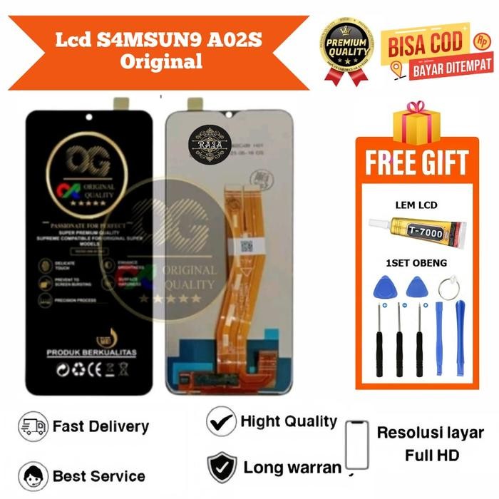 Original Lcd touchscreen KOMPATIBEL SAM a02s Original OG SUPER / Lcd KOMPATIBEL SAM a02s original OG