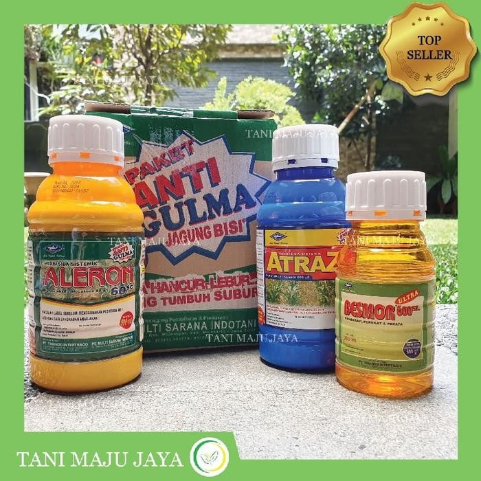 AMPUH Herbisida Paket Anti Gulma Jagung 500ml (PAG) Obat Pembasmi Gulma Rumput Liar Tanaman Jagung