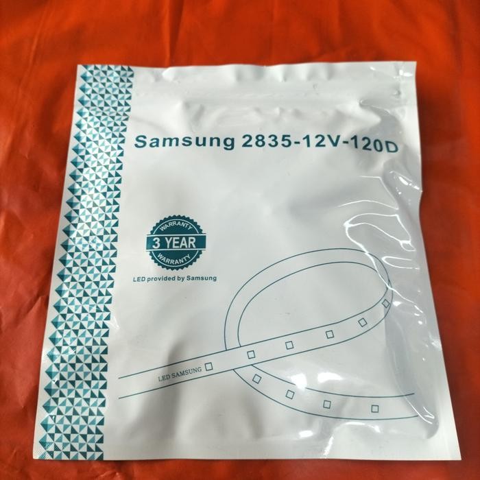 Samsung Lampu Led Strip 2835 Mata Rapat Dc 12V 5M Warna Warm White