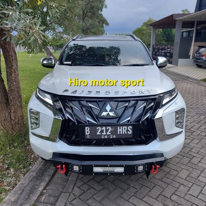 Mantab Tanduk Bumper All New Pajero Sport Facelife Model Overland Minimalis Terlariss 