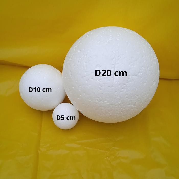 d29o- Bola Styrofoam / Bola Gabus / Styrofoam Bulat/ Sterofoam Bola Gabus