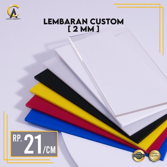 Akrilik Lembaran Warna/Acrylic Lembaran Warna/Akrilik Custom Ukuran