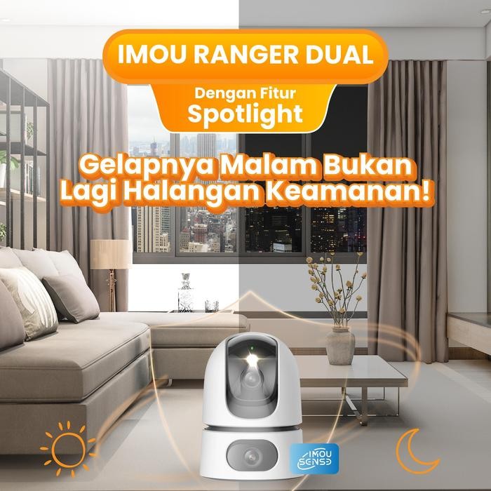 9rgt- Imou Ranger Dual Lens 3+3Mp 6Mp 360 Two Way Audio Sirine Alarm Paket Ip Camera Cctv Ai