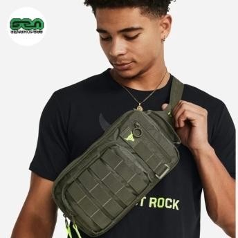 WAIST BAG UNDER ARMOUR UA SERI PROJECT ROCK DARK GREEN ORIGINAL