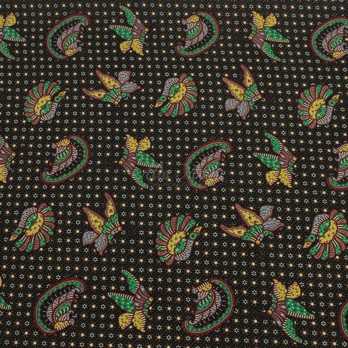 Sale Batik Tradisional Motif Klasik Kraton Hitam Hijau (Alta Moda )*