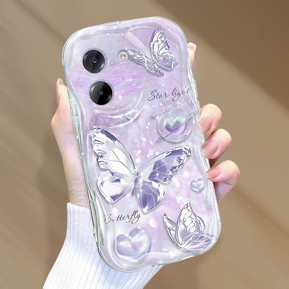 Casing Hp Untuk Xiaomi Poco M7 Pro 5G Cassing Soft Phone Case Softcase Kupu Kesing 6088