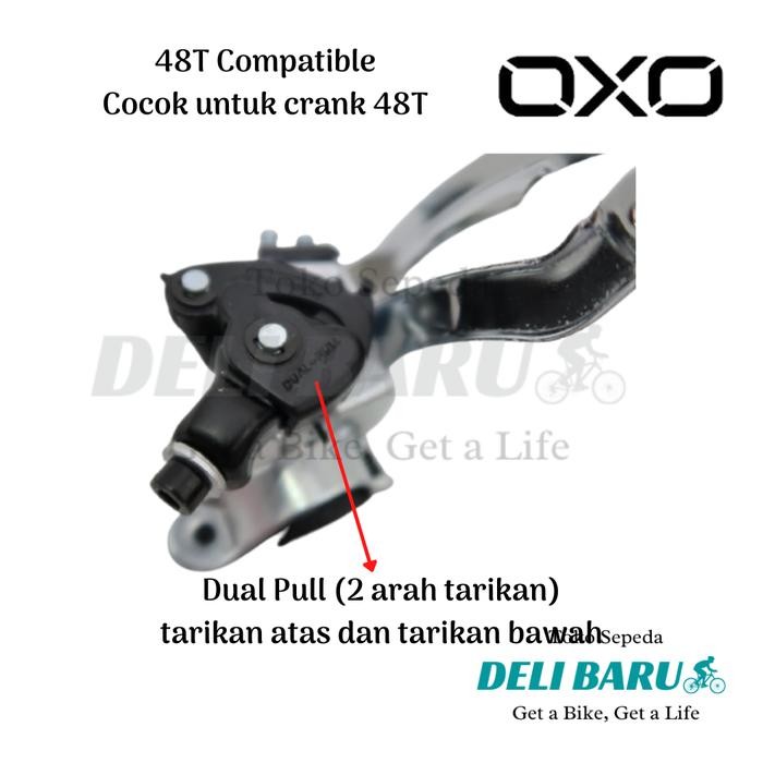 Oxo Fd Front Derailleur Dualpull 48T Sepeda Federal Mtb