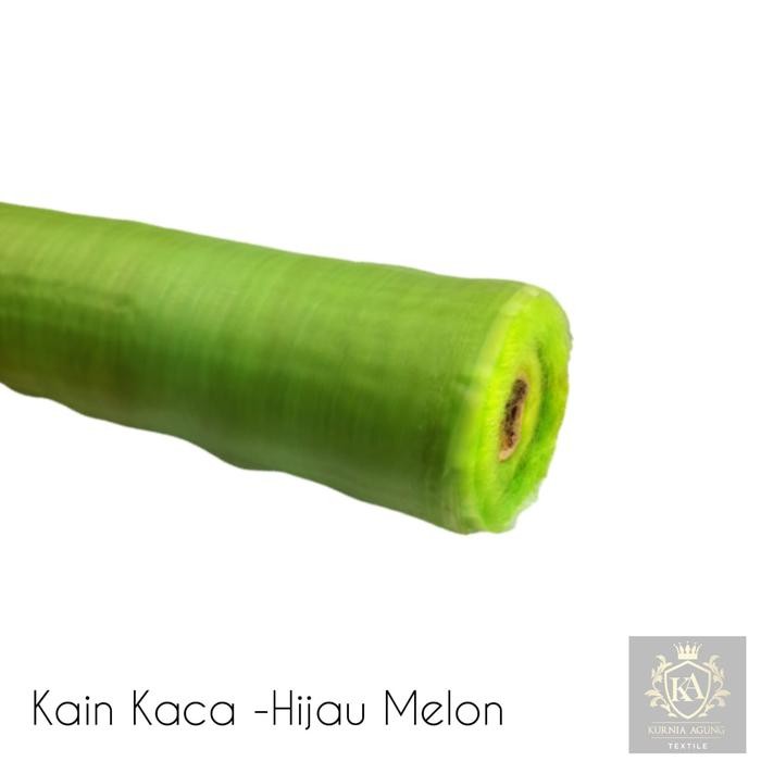 Kain Kaca Lebar 150 Cm Bahan Dekorasi Gaun Hijab Per Roll Gulungan 45M