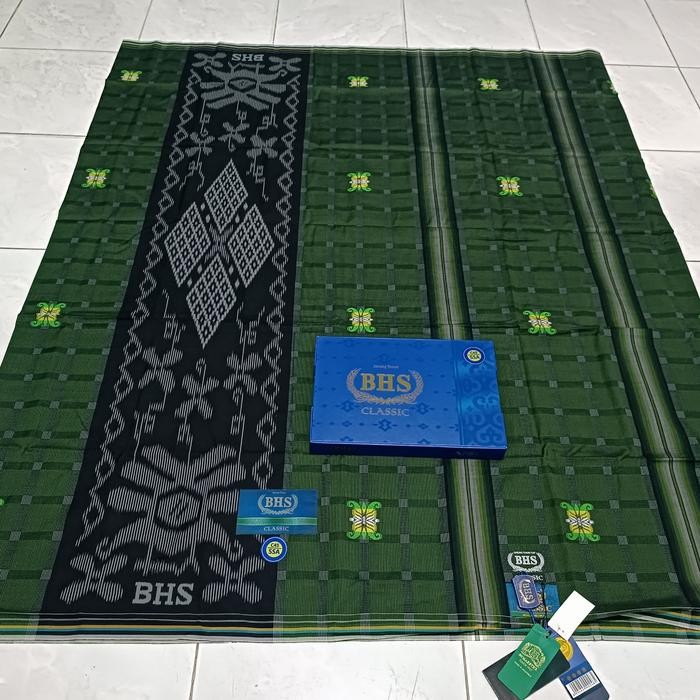 Sarung Bhs Classic Hijau Nu Best Seller