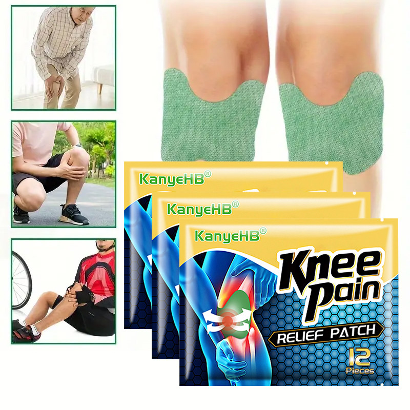 Knee Massage Patch Knee Patella Massage Protector Neck Shoulder And Knee Patch Long-Lasting Warm