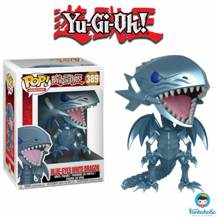 Funko POP Animation Yu-Gi-Oh - Blue-Eyes White Dragon #389