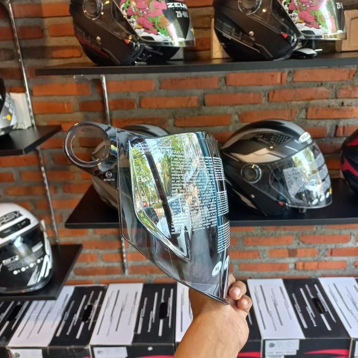 VISOR IRIDIUM SILVER HELM ZEUS ZS613