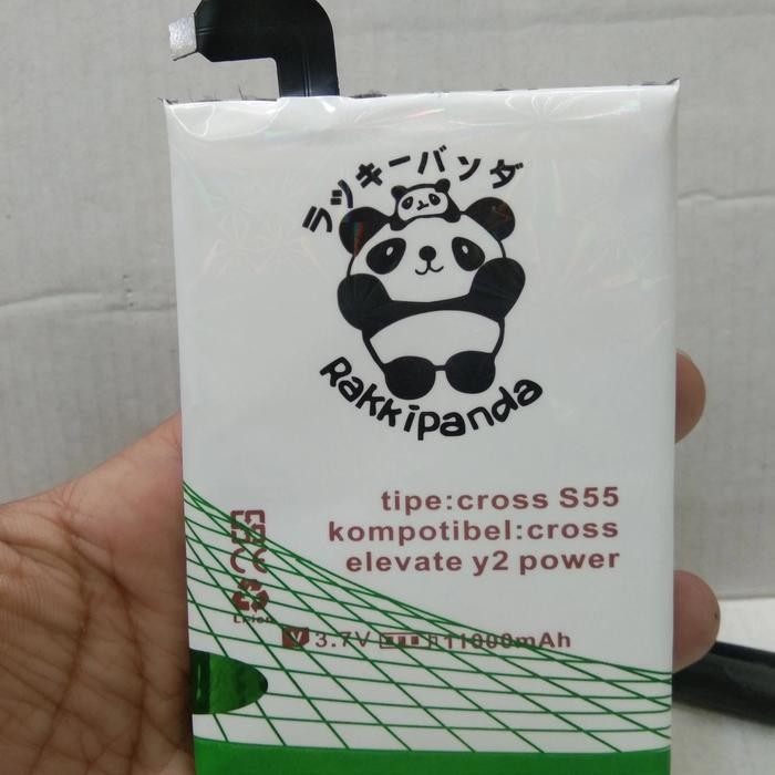 Baterai Rakkipanda Cross S55 For Evercoss Elevate Y2 Power Doubel IC