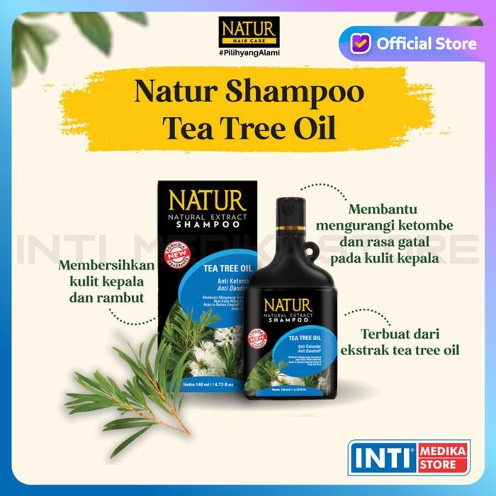 4ikm- Natur - Hair Shampoo Sampo Penumbuh Rambut Lebat Anti Ketombe
