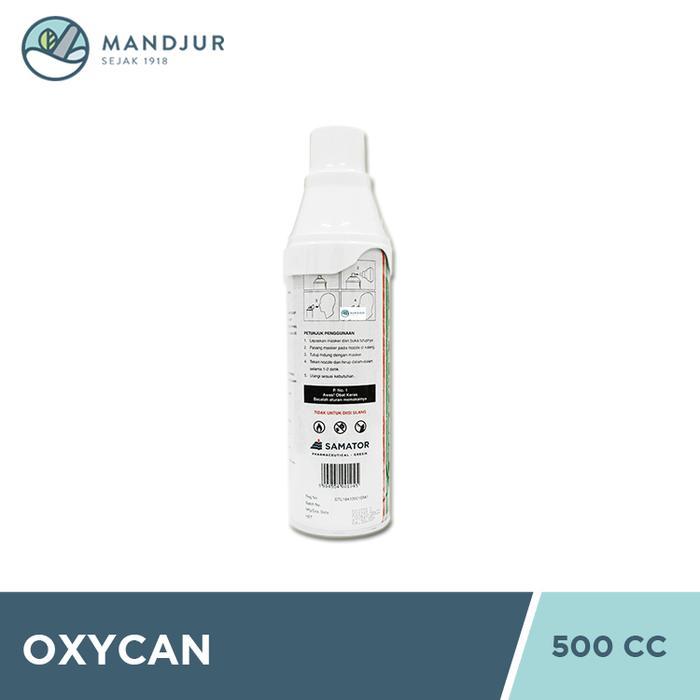 Oxycan Green Kaleng 500 Cc - Oxygen / Oksigen Portable