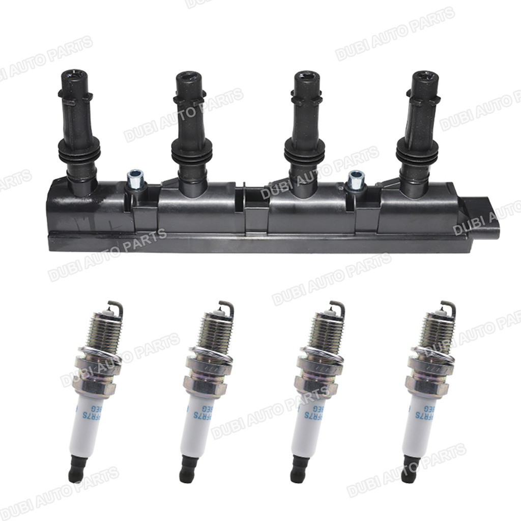 IGNITION COIL SPARK PLUGS KIT FOR CHEVROLET CRUZE 1.4 2011-2015 ORLANDO TRAX OPEL ASTRA J CORSA D
