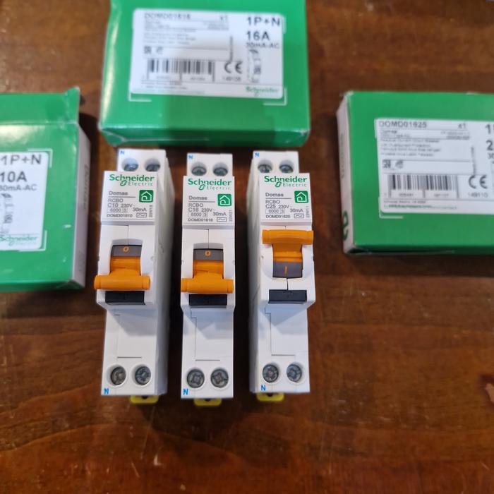 DOMD schneider RCBO slim 20A/16A/10A/6A