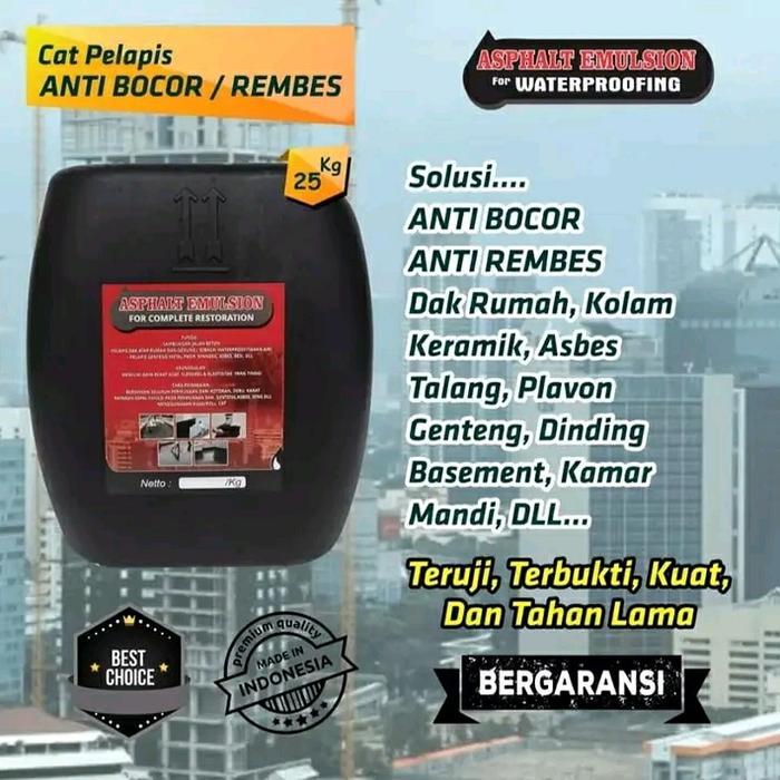 DISKON aspal cair 25 kg,Asphalt emulsion ORI. Paint